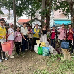 114秋公民週 10/31(五) 志願服務運用在校園落葉有機處理